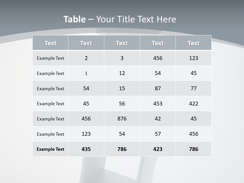 White Open Empty PowerPoint Template