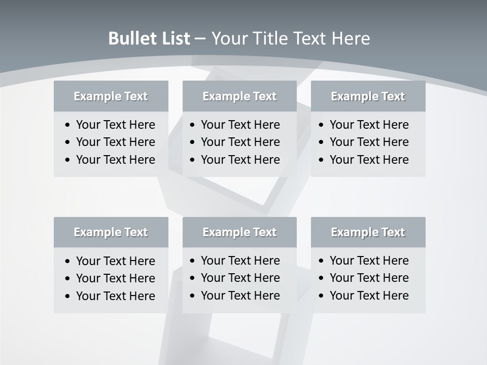 White Open Empty PowerPoint Template