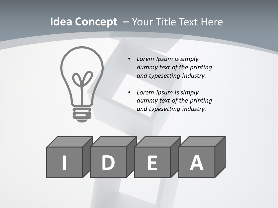 White Open Empty PowerPoint Template