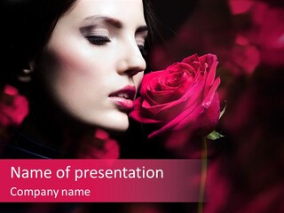 Sexy Likeness Semblance PowerPoint Template