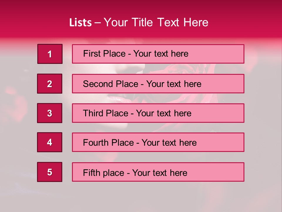 Sexy Likeness Semblance PowerPoint Template