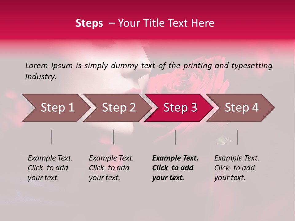 Sexy Likeness Semblance PowerPoint Template