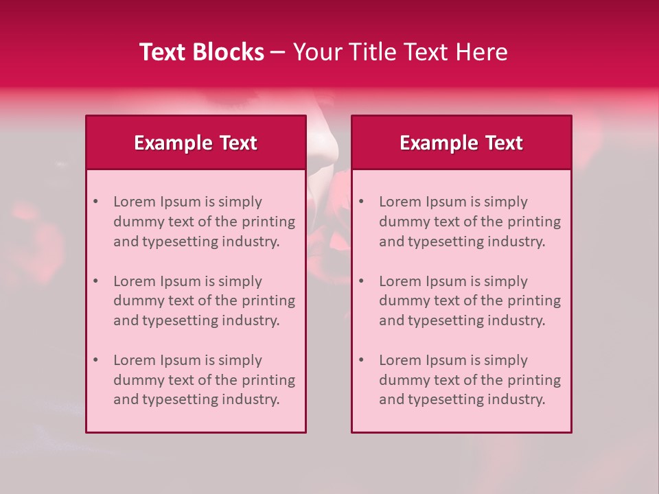 Sexy Likeness Semblance PowerPoint Template