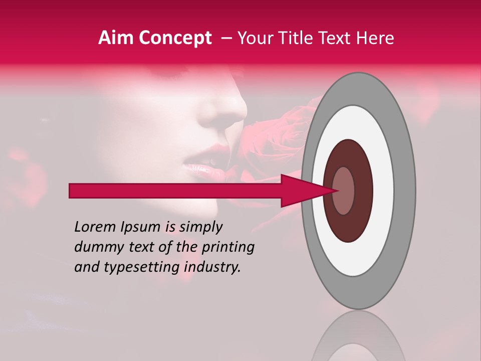 Sexy Likeness Semblance PowerPoint Template