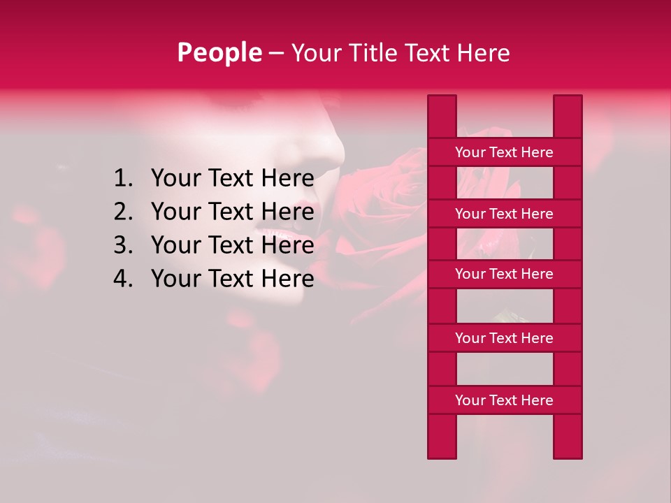 Sexy Likeness Semblance PowerPoint Template