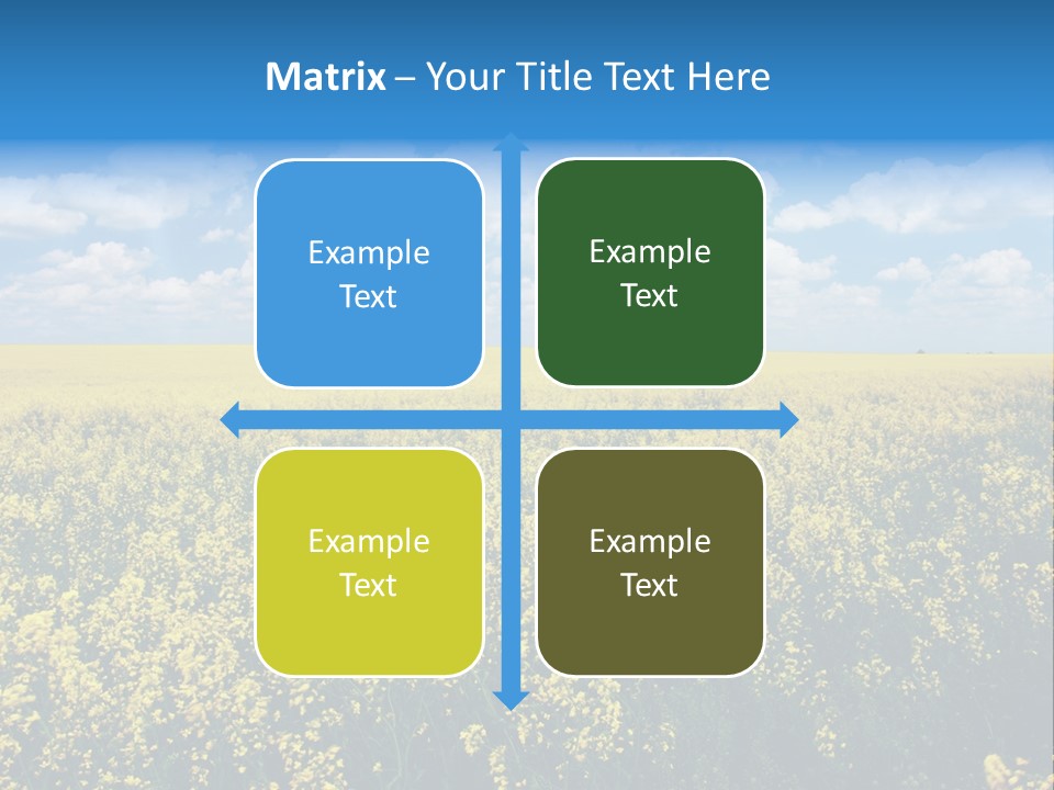 Sunshine Color Ecology PowerPoint Template