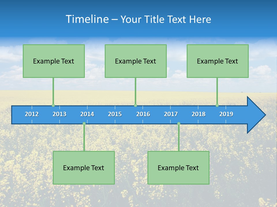 Sunshine Color Ecology PowerPoint Template