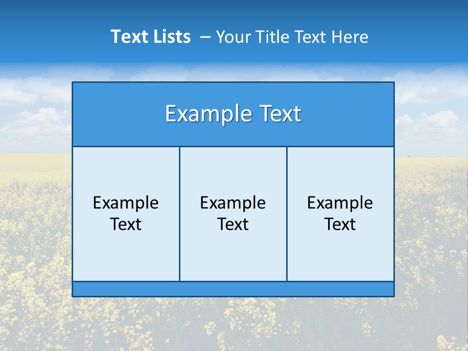Sunshine Color Ecology PowerPoint Template