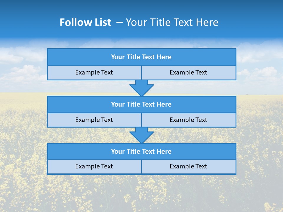 Sunshine Color Ecology PowerPoint Template