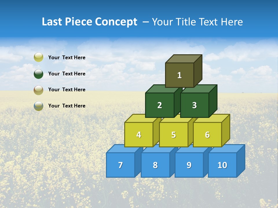 Sunshine Color Ecology PowerPoint Template