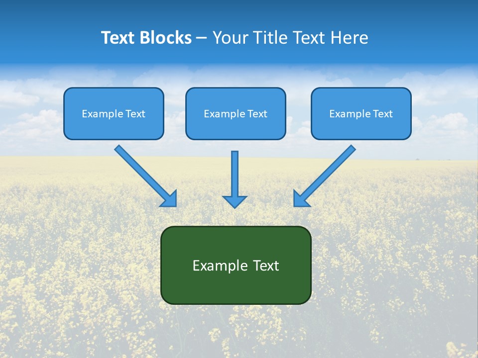 Sunshine Color Ecology PowerPoint Template