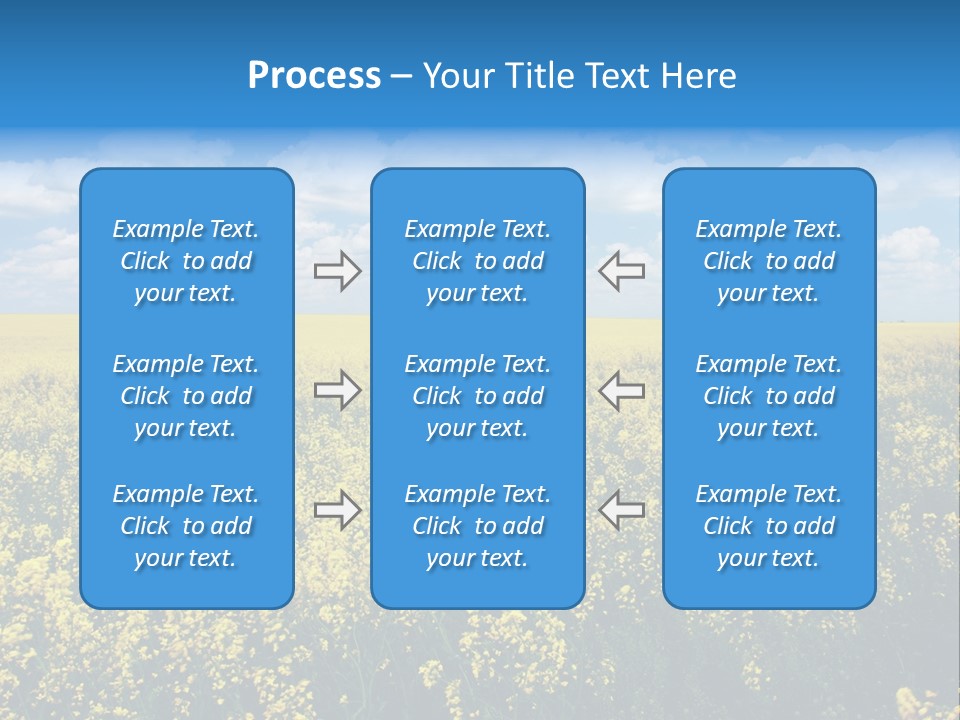 Sunshine Color Ecology PowerPoint Template