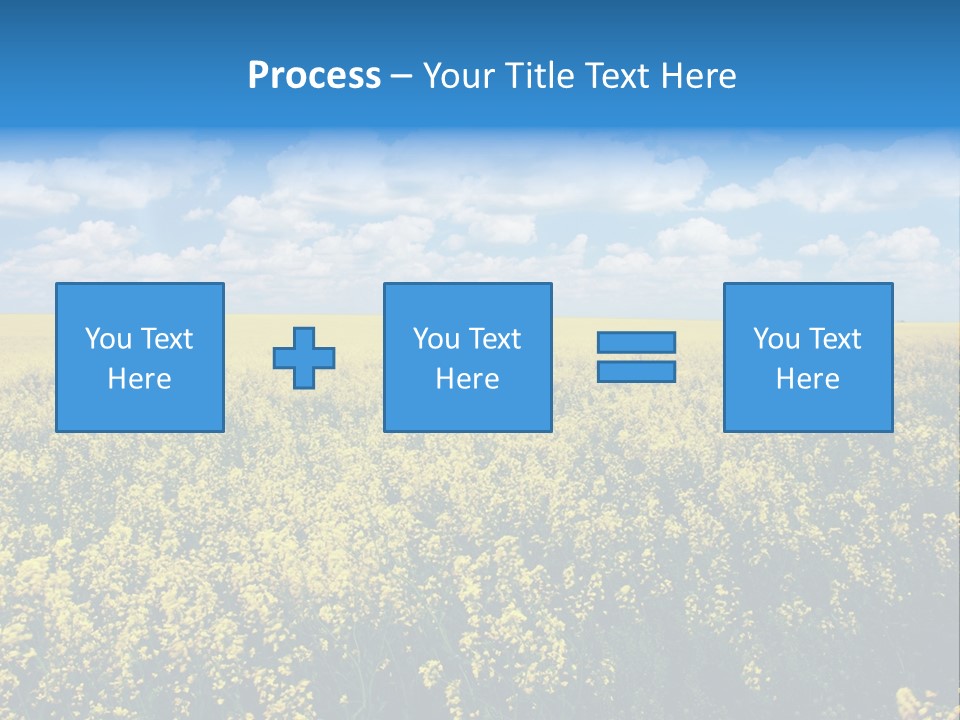 Sunshine Color Ecology PowerPoint Template