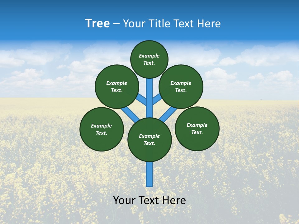 Sunshine Color Ecology PowerPoint Template