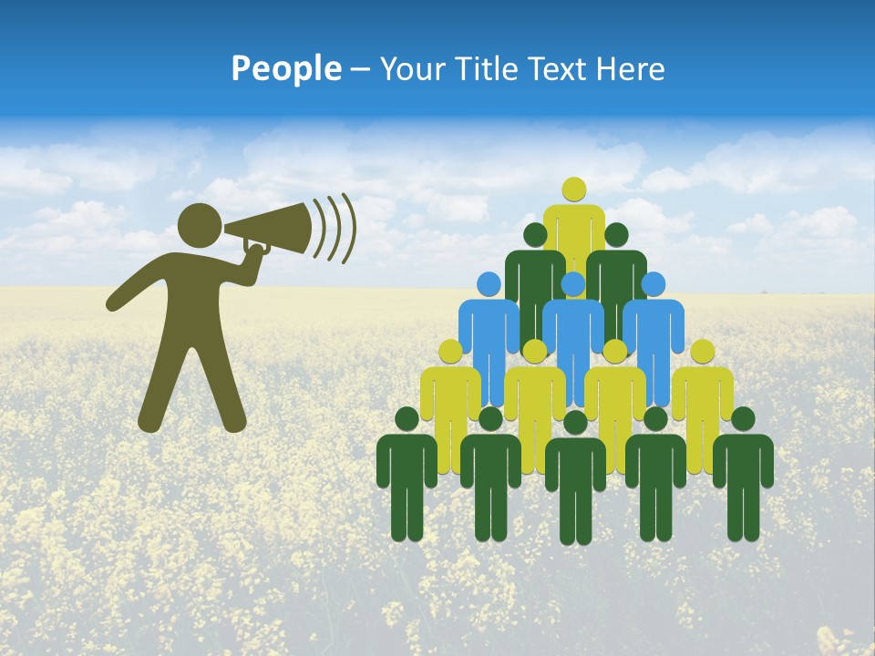 Sunshine Color Ecology PowerPoint Template