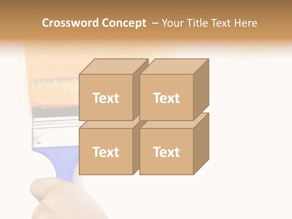 Sale Paintbrush Drop PowerPoint Template