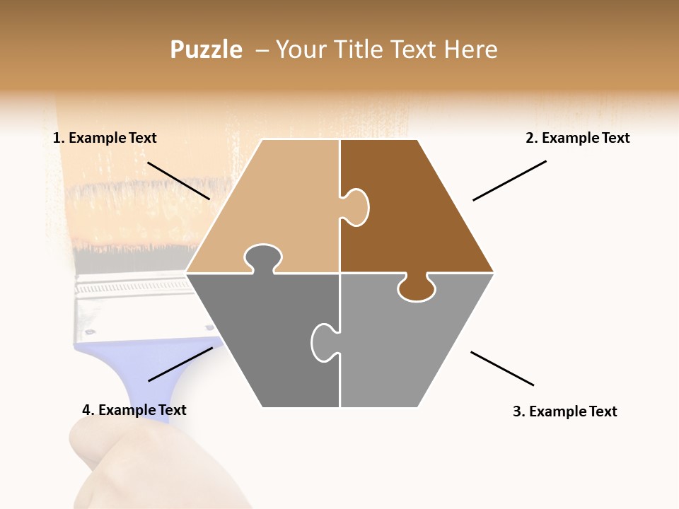 Sale Paintbrush Drop PowerPoint Template