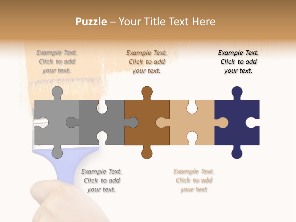 Sale Paintbrush Drop PowerPoint Template