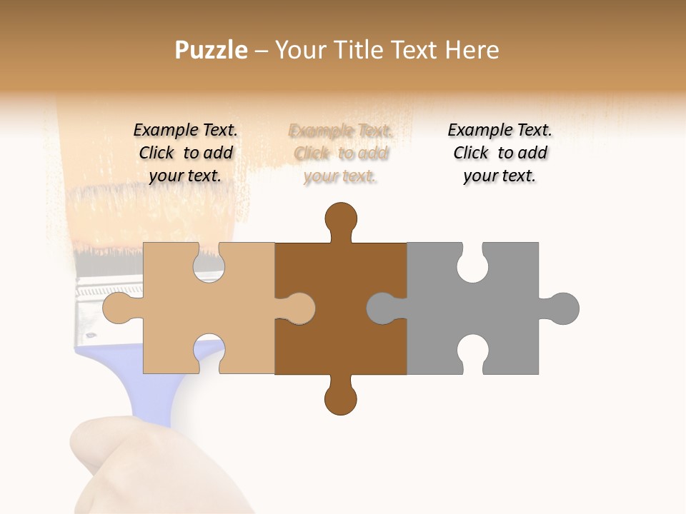 Sale Paintbrush Drop PowerPoint Template