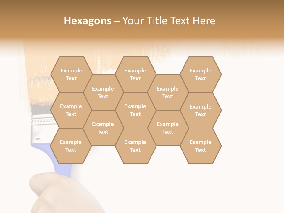 Sale Paintbrush Drop PowerPoint Template