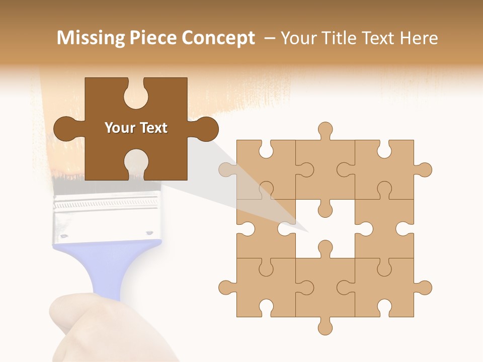 Sale Paintbrush Drop PowerPoint Template