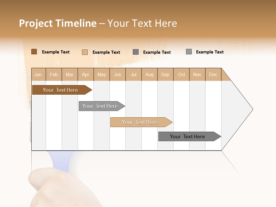 Sale Paintbrush Drop PowerPoint Template