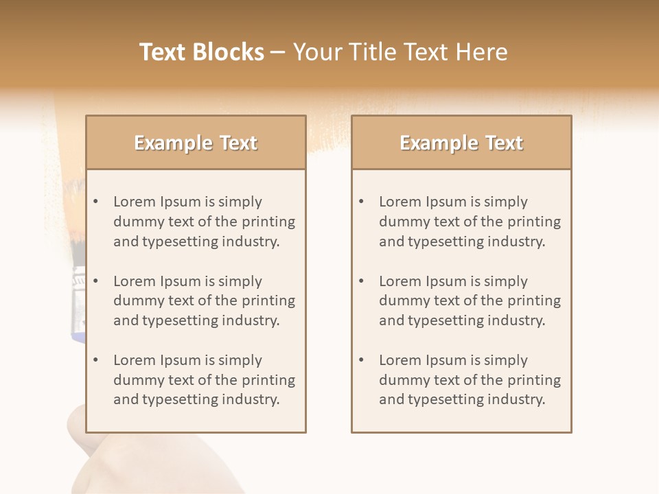 Sale Paintbrush Drop PowerPoint Template