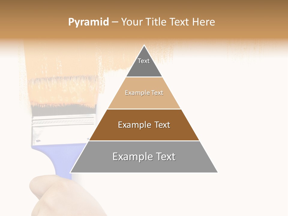 Sale Paintbrush Drop PowerPoint Template