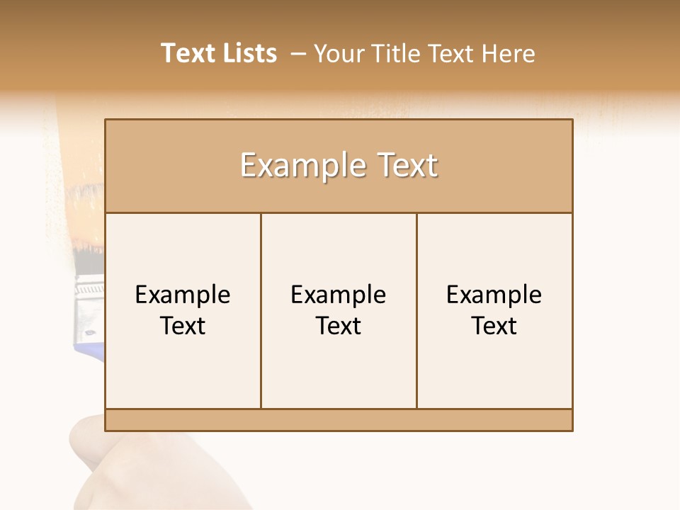 Sale Paintbrush Drop PowerPoint Template