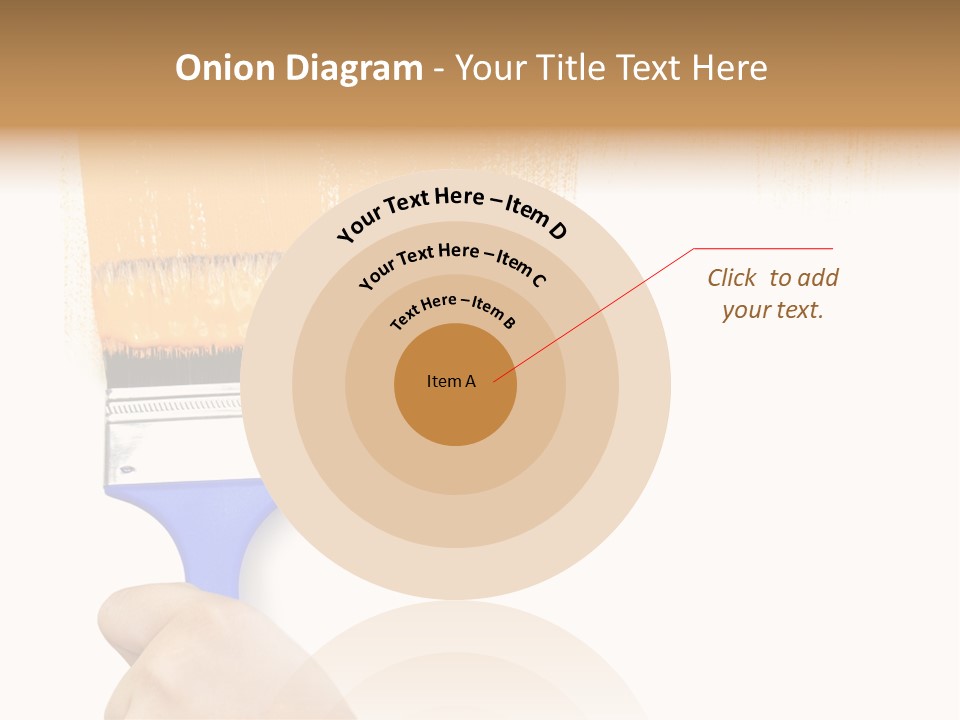 Sale Paintbrush Drop PowerPoint Template