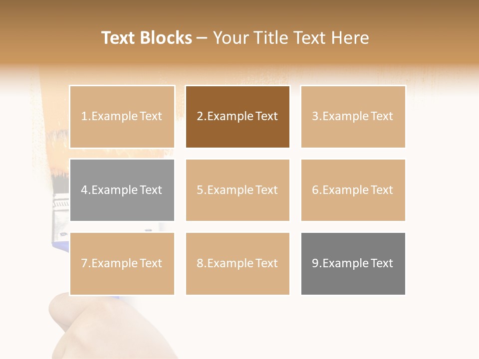 Sale Paintbrush Drop PowerPoint Template