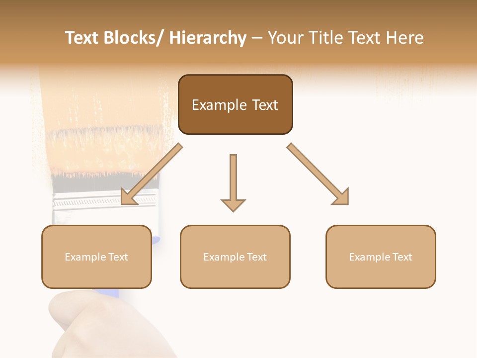 Sale Paintbrush Drop PowerPoint Template