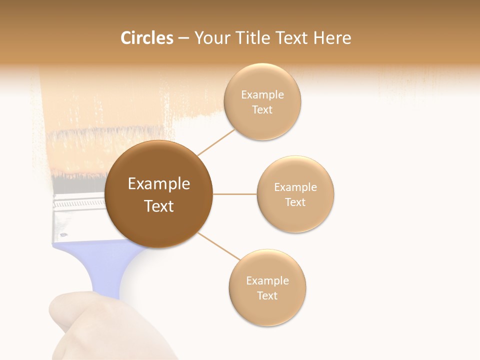 Sale Paintbrush Drop PowerPoint Template