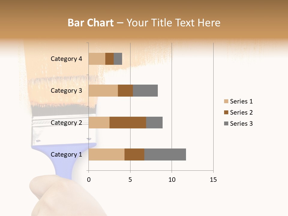 Sale Paintbrush Drop PowerPoint Template