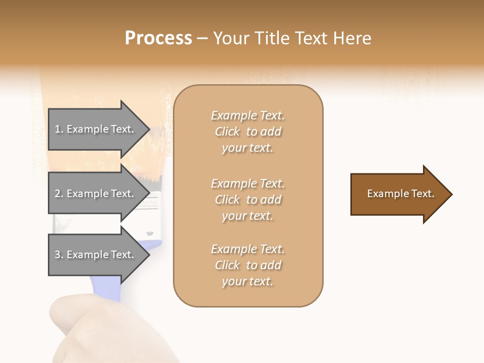 Sale Paintbrush Drop PowerPoint Template