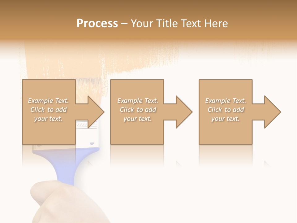 Sale Paintbrush Drop PowerPoint Template