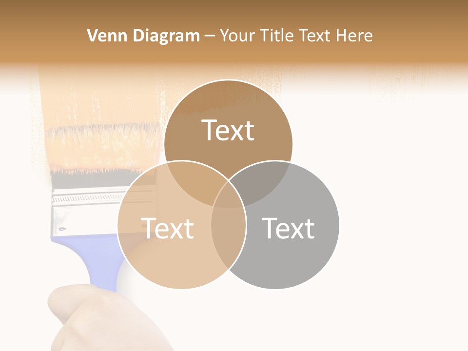 Sale Paintbrush Drop PowerPoint Template
