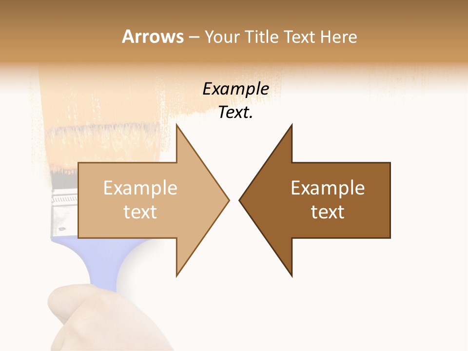 Sale Paintbrush Drop PowerPoint Template