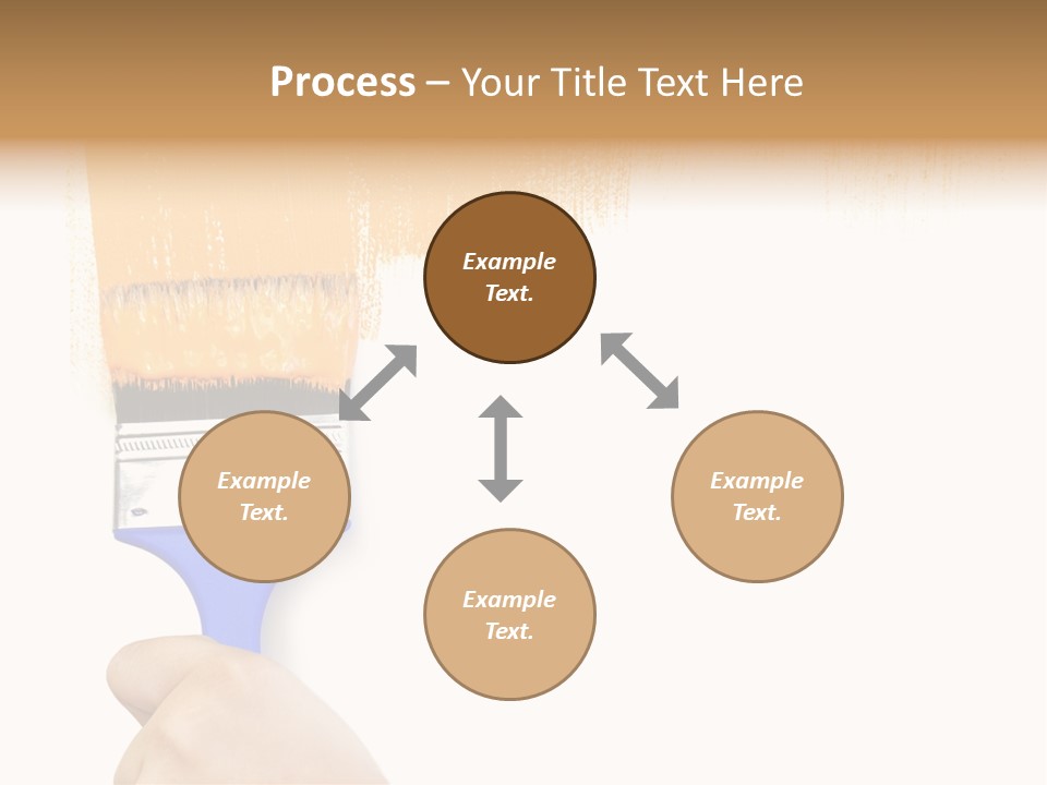 Sale Paintbrush Drop PowerPoint Template