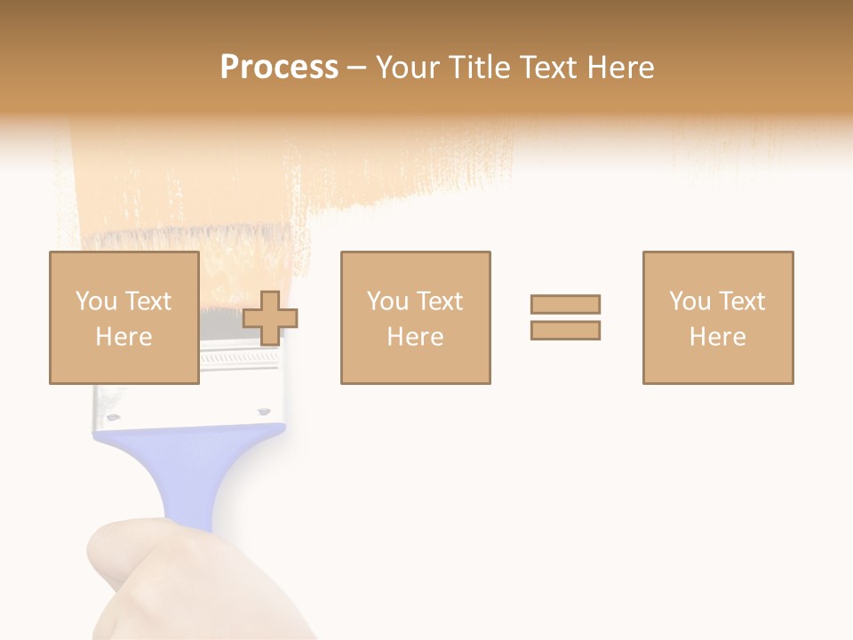 Sale Paintbrush Drop PowerPoint Template