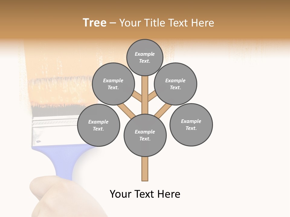 Sale Paintbrush Drop PowerPoint Template