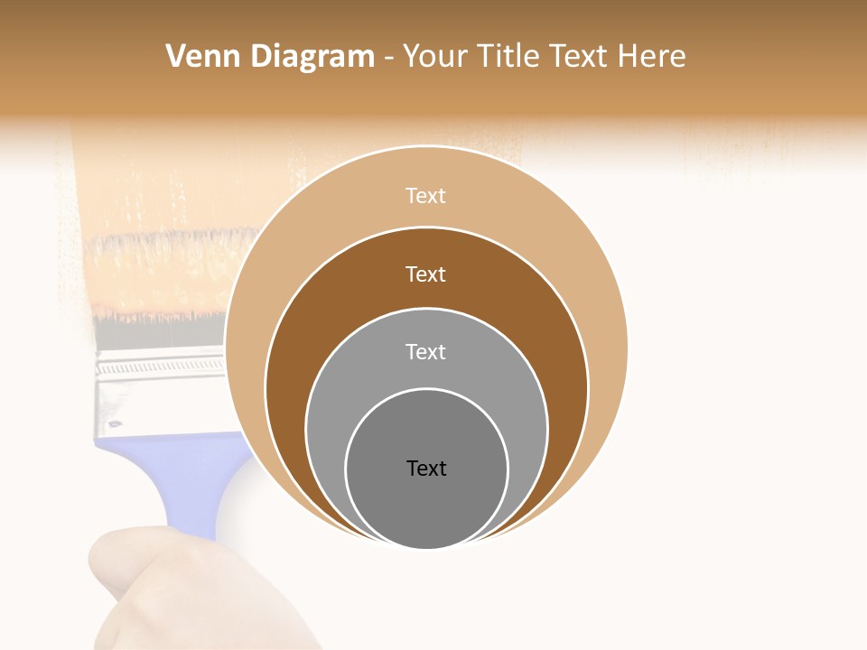 Sale Paintbrush Drop PowerPoint Template