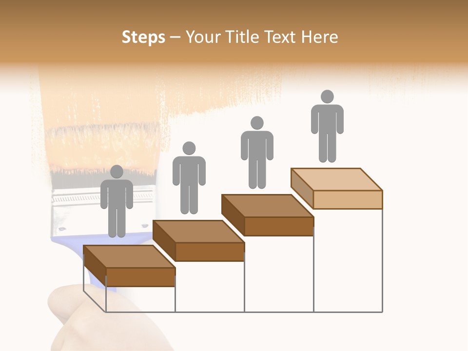 Sale Paintbrush Drop PowerPoint Template