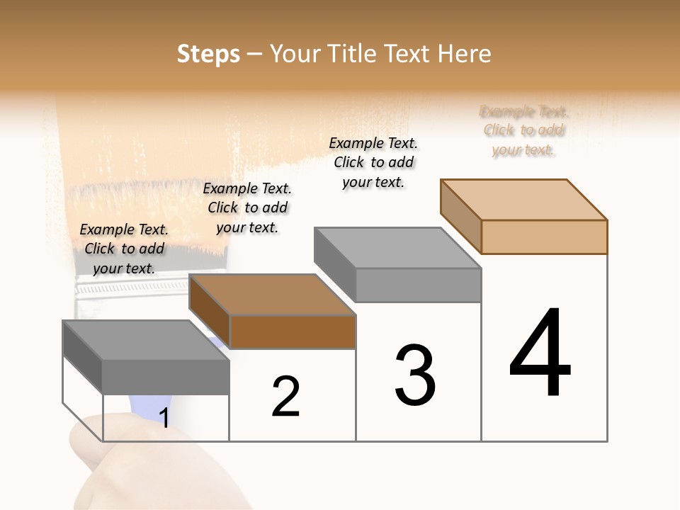 Sale Paintbrush Drop PowerPoint Template