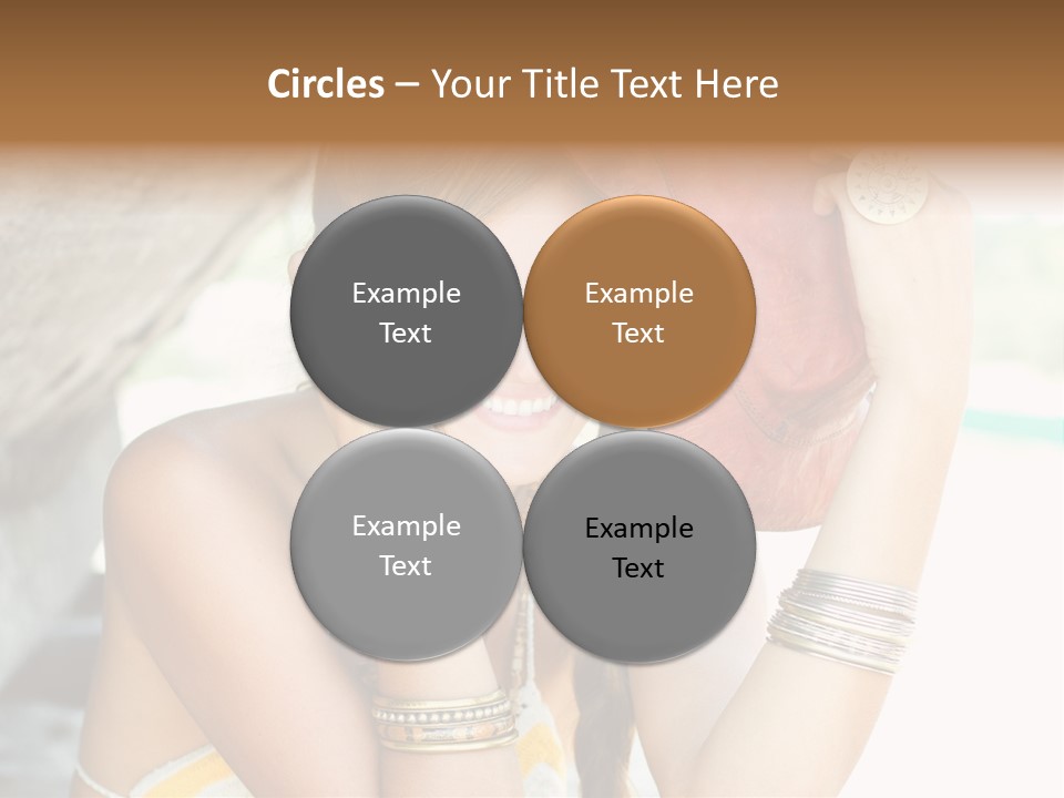 Cheerful Natural Makeup PowerPoint Template