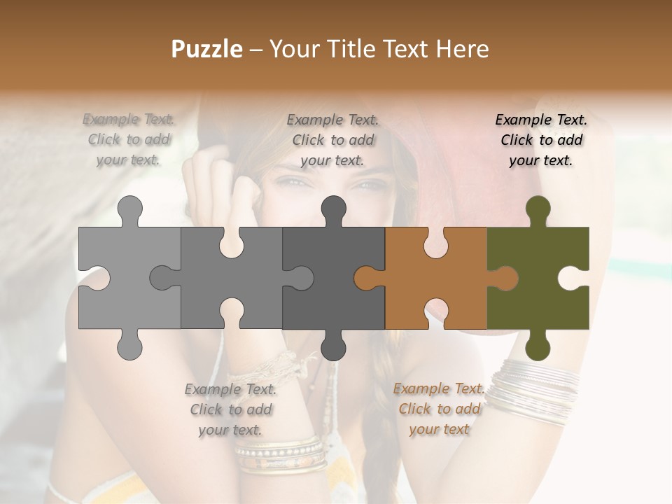 Cheerful Natural Makeup PowerPoint Template