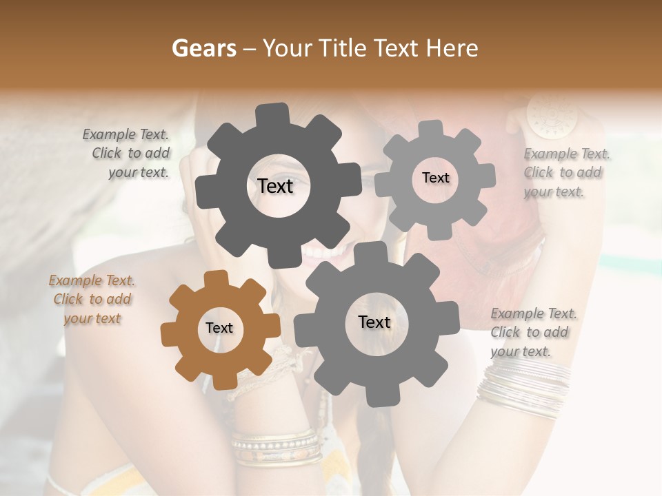 Cheerful Natural Makeup PowerPoint Template