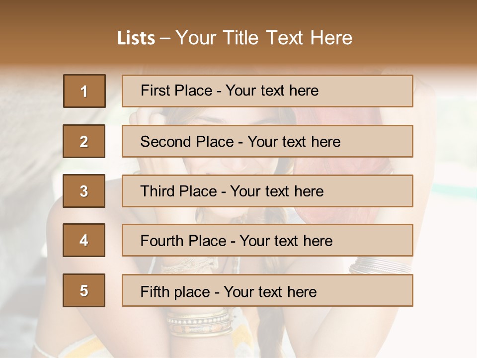 Cheerful Natural Makeup PowerPoint Template