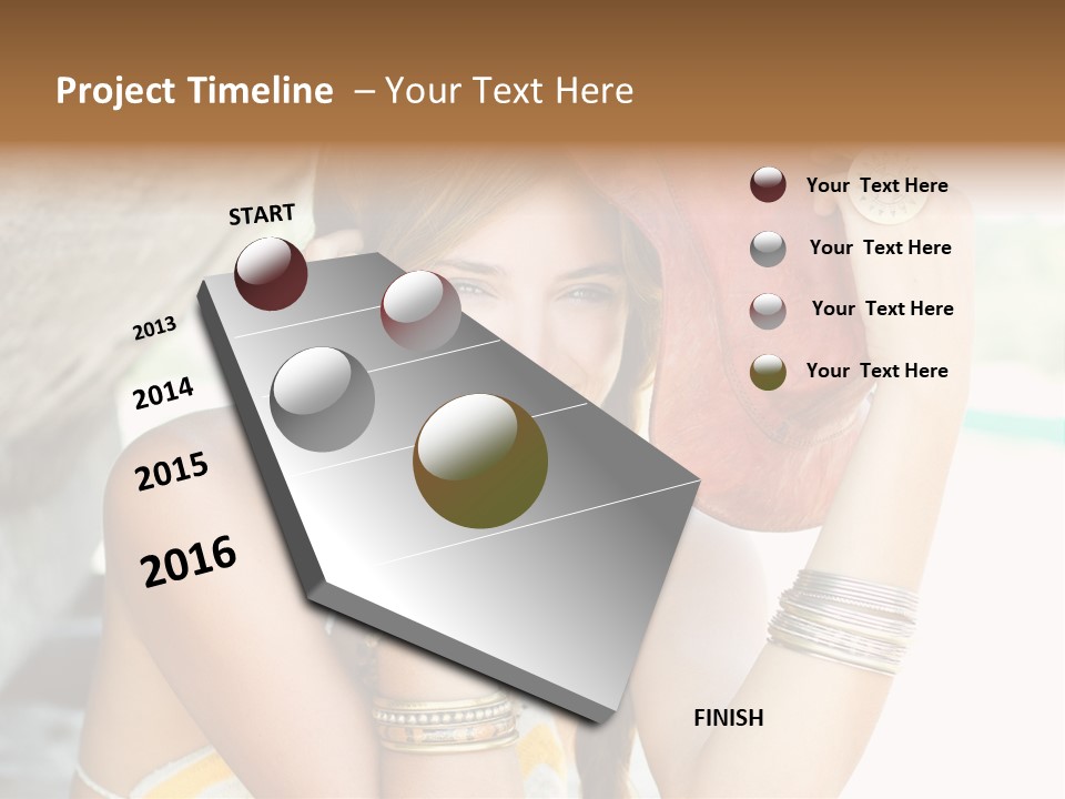 Cheerful Natural Makeup PowerPoint Template