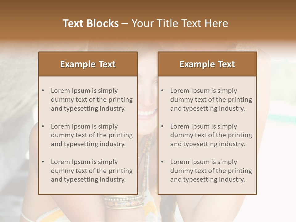 Cheerful Natural Makeup PowerPoint Template